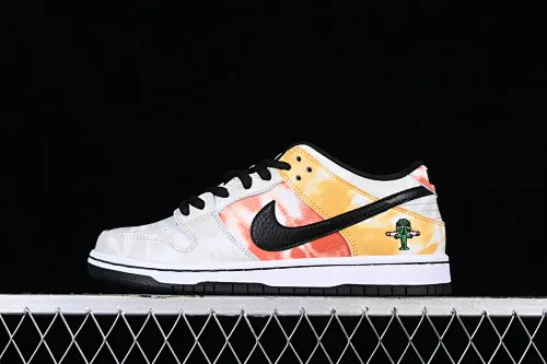 All categories Nk SB Dunk series Nk SB Dunk Low low-top sneakers Nk SB Dunk Low "Raygun" alien embroidery SB smashed backboard fashion casual sneakers BQ6832-101